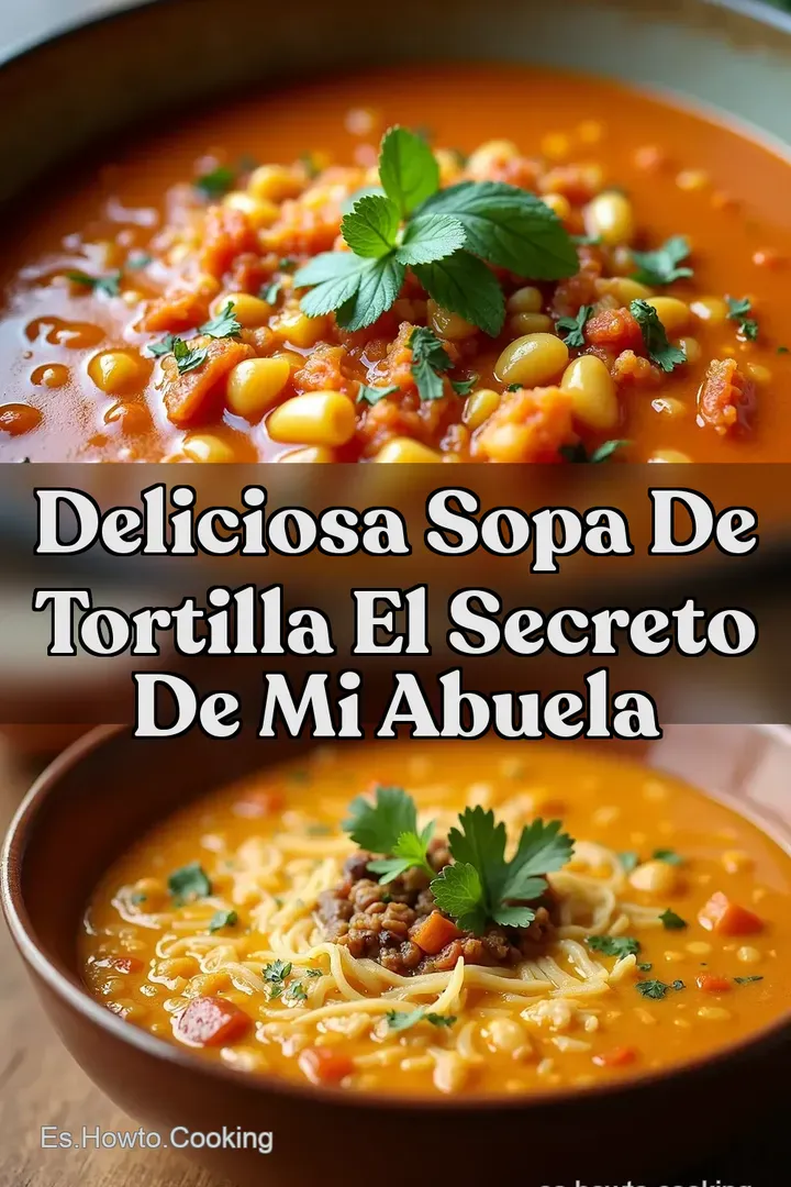 Deliciosa SOPA DE TORTILLA El Secreto de mi Abuela