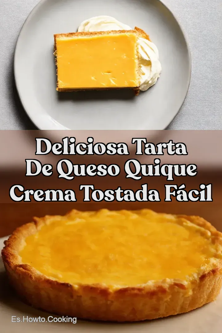 Deliciosa Tarta de Queso Quique Crema Tostada F&Aacute;CIL