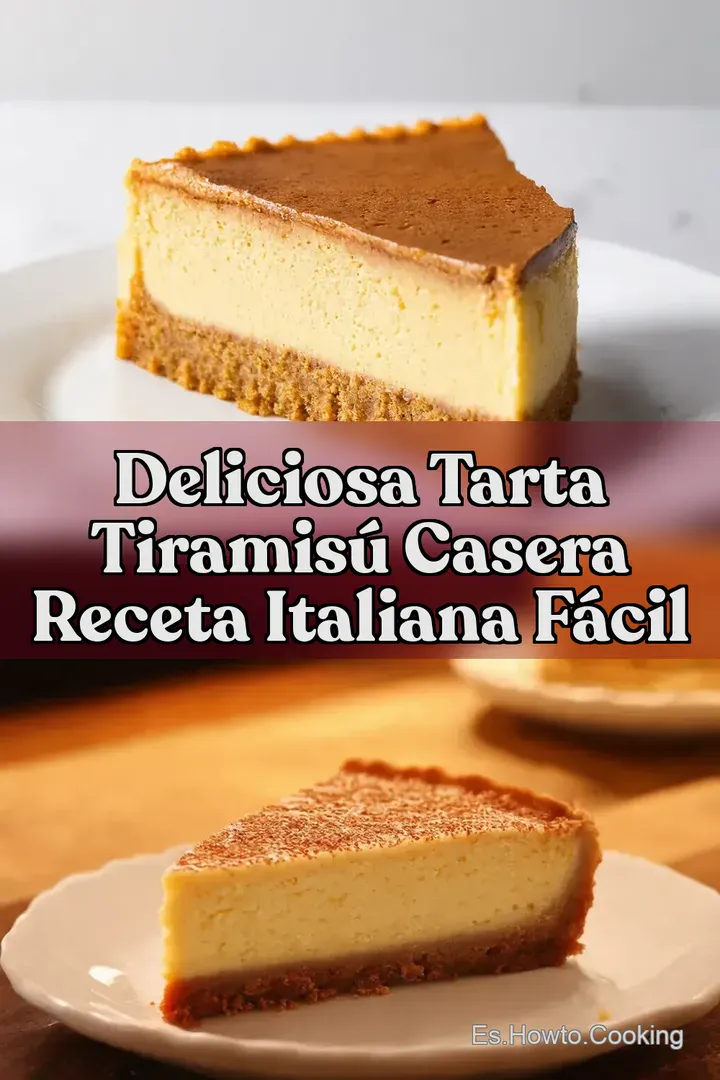Deliciosa Tarta Tiramis&uacute; Casera Receta Italiana F&aacute;cil