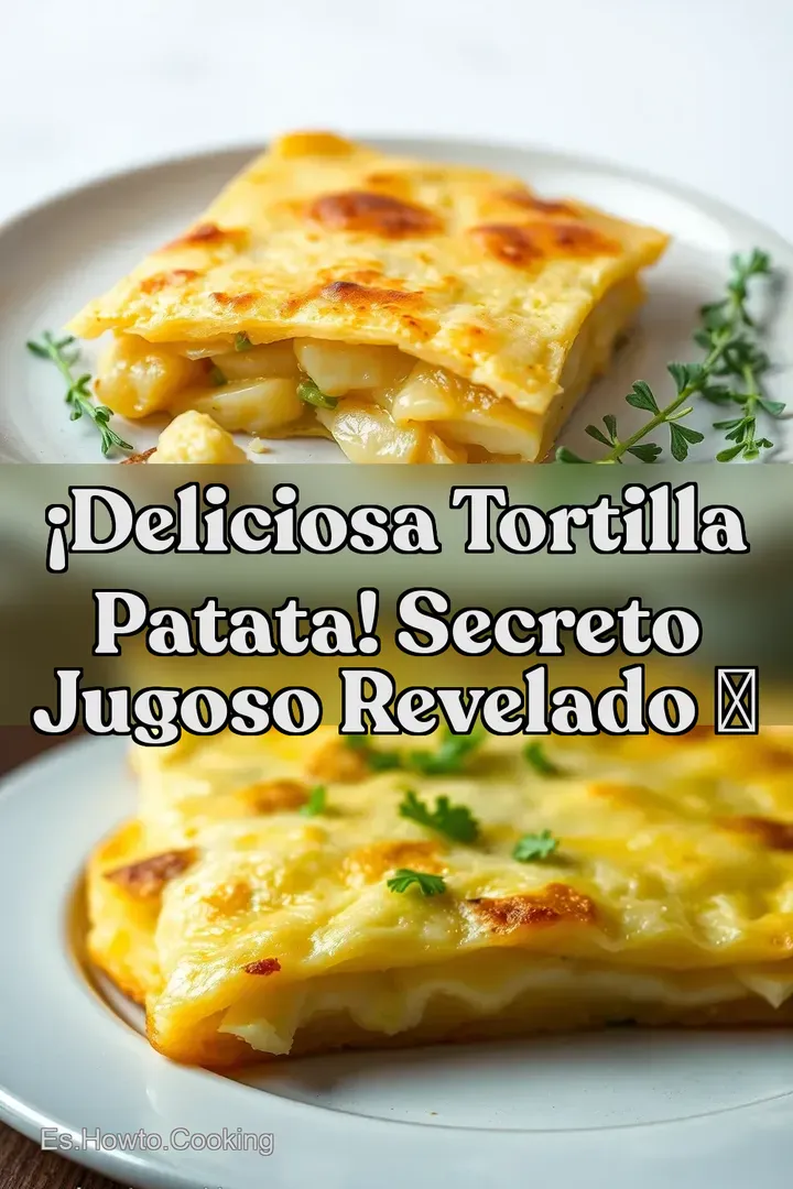 &iexcl;Deliciosa Tortilla Patata! Secreto Jugoso Revelado ✨