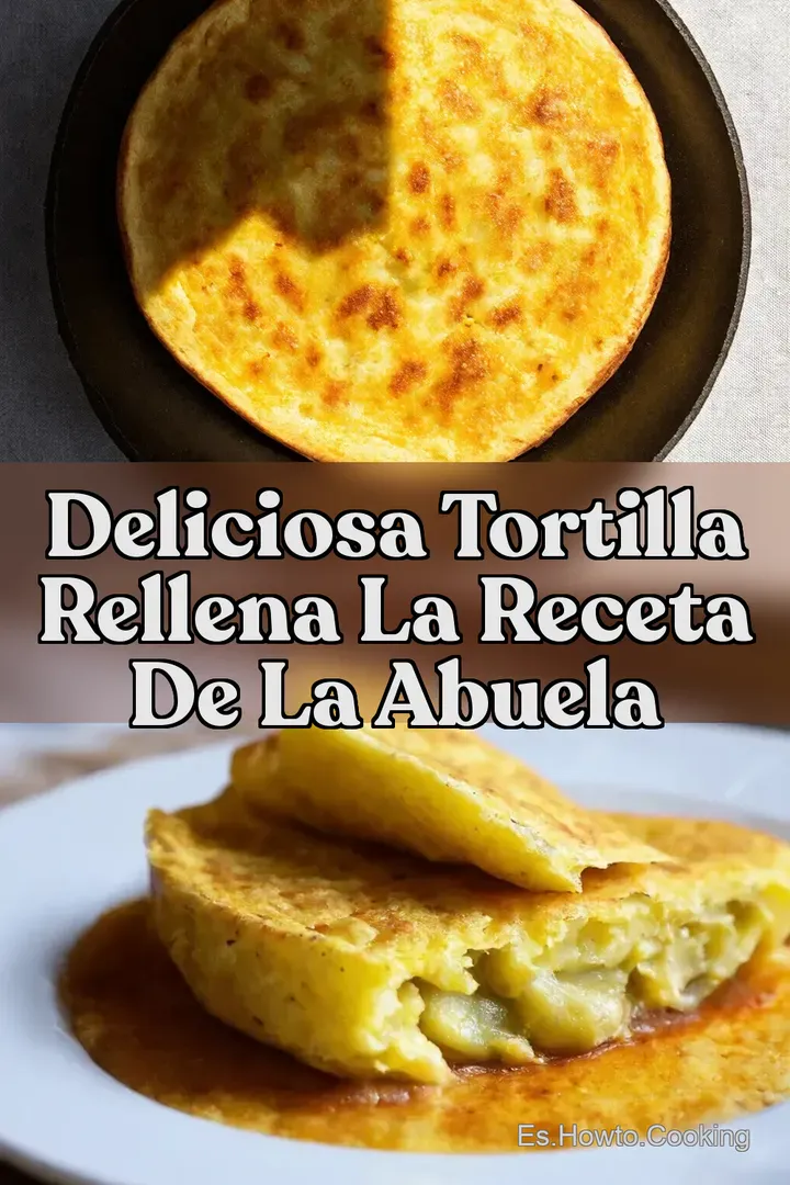 Deliciosa Tortilla Rellena La Receta de la Abuela