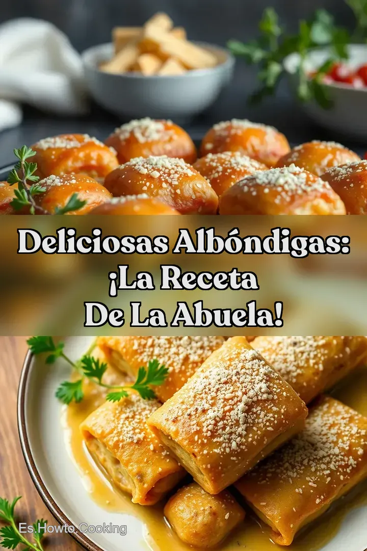 Deliciosas Alb&oacute;ndigas: &iexcl;La Receta de la Abuela!