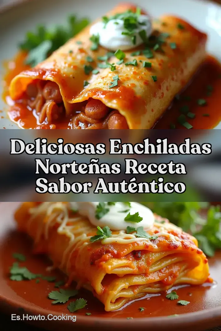 Deliciosas Enchiladas Norte&ntilde;as Receta Sabor Aut&eacute;ntico