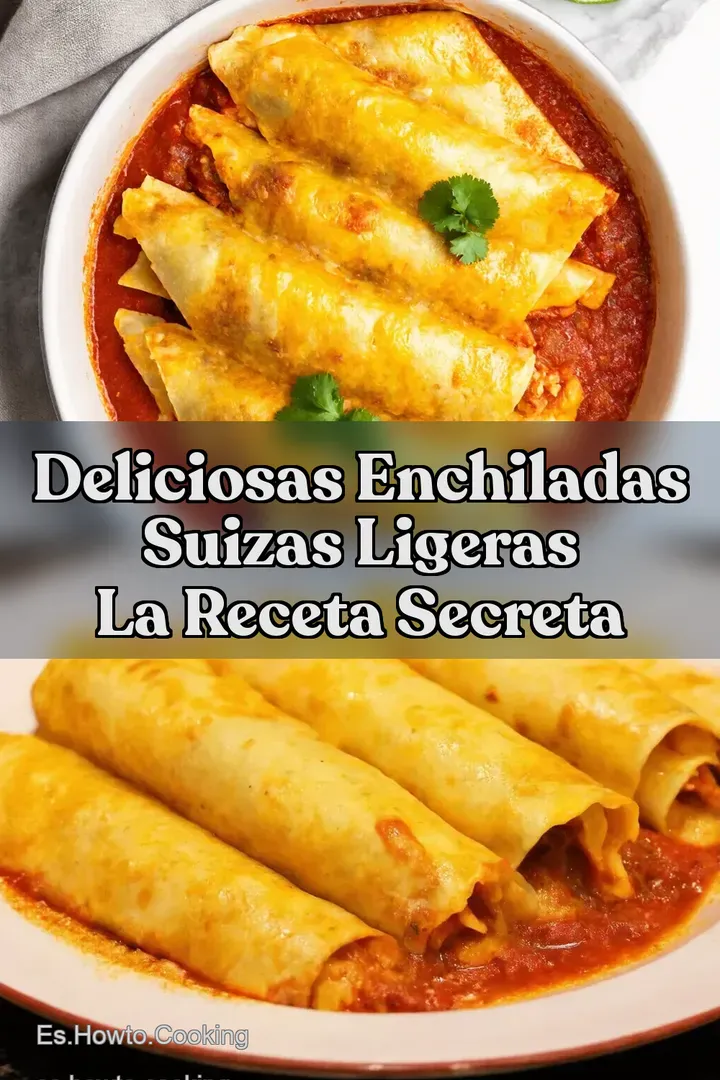 Deliciosas Enchiladas Suizas Ligeras La Receta Secreta