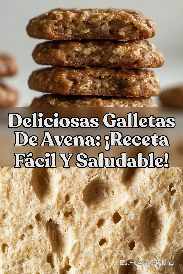 Deliciosas Galletas de Avena: &iexcl;Receta F&aacute;cil y Saludable!