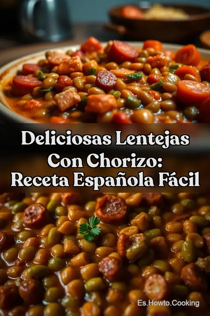 Deliciosas Lentejas con Chorizo: Receta Espa&ntilde;ola F&aacute;cil