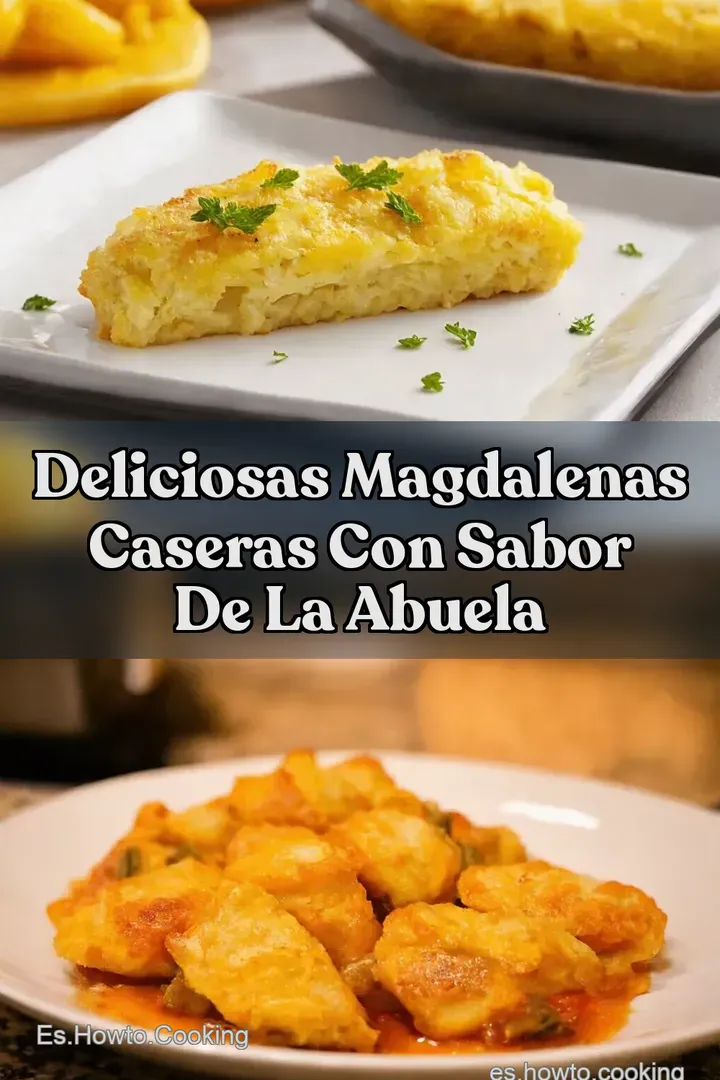 Deliciosas Magdalenas Caseras Con Sabor de la Abuela