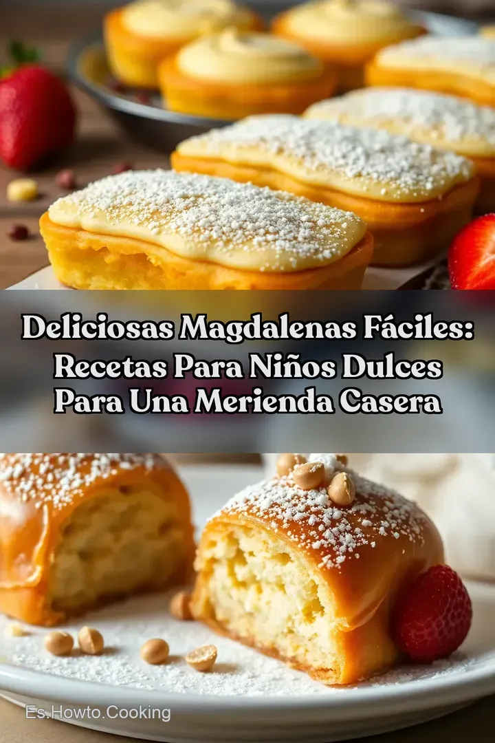 Deliciosas Magdalenas F&aacute;ciles: Recetas Para Ni&ntilde;os Dulces Para Una Merienda Casera