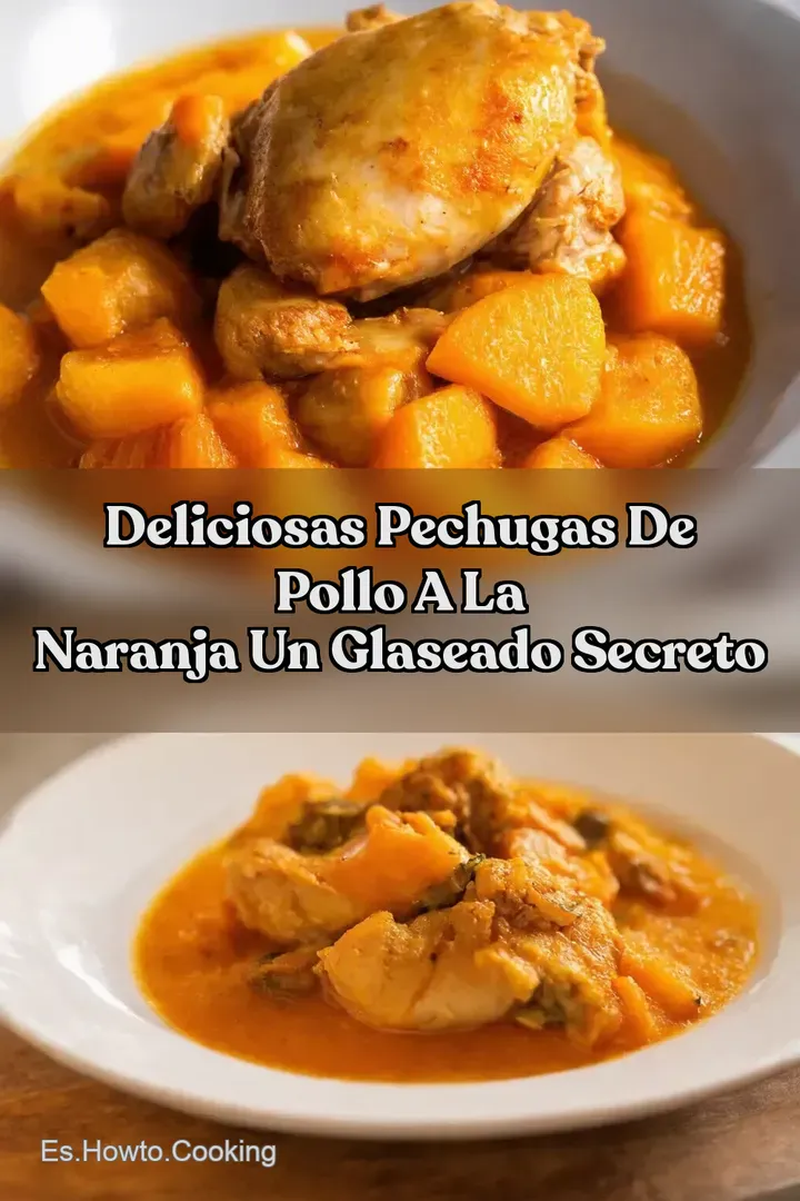 Deliciosas Pechugas de Pollo a la Naranja Un Glaseado Secreto