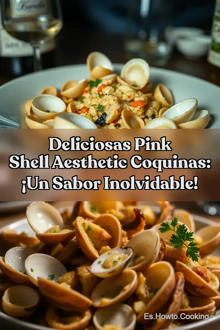 Deliciosas Pink Shell Aesthetic Coquinas: &iexcl;Un Sabor Inolvidable!