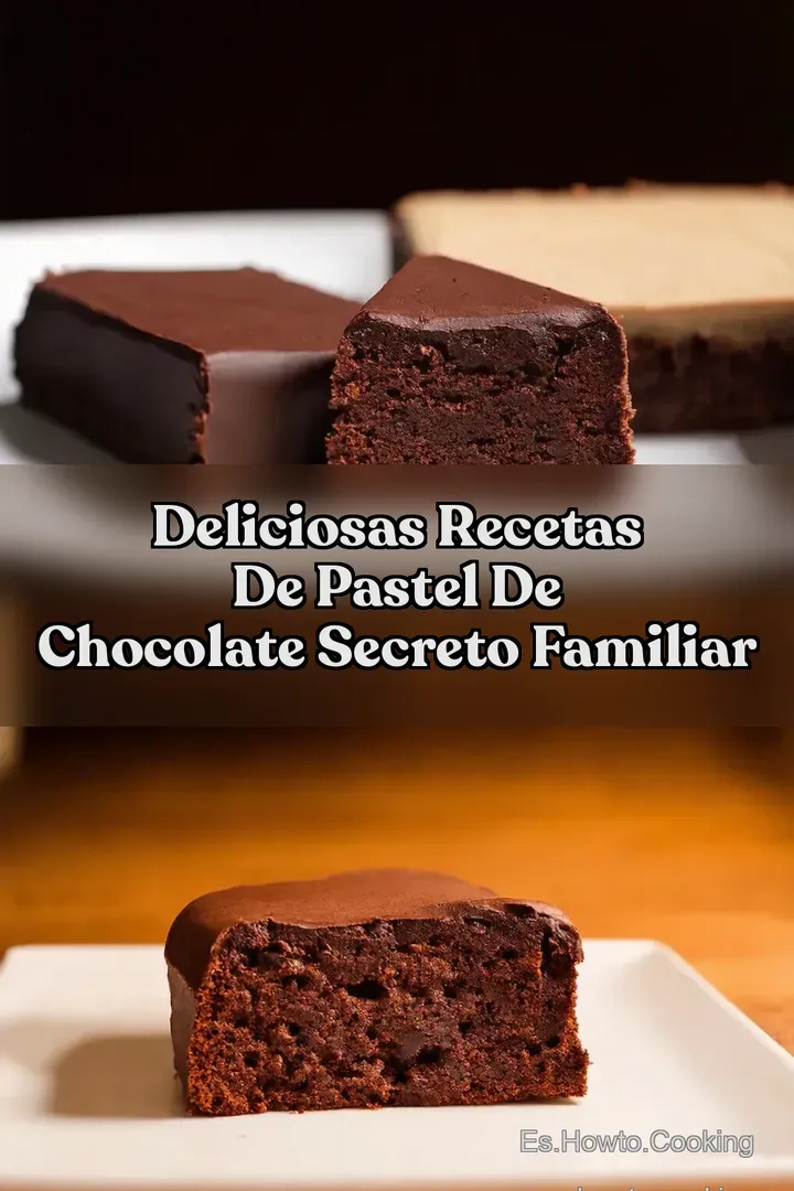 Deliciosas recetas de pastel de chocolate Secreto Familiar