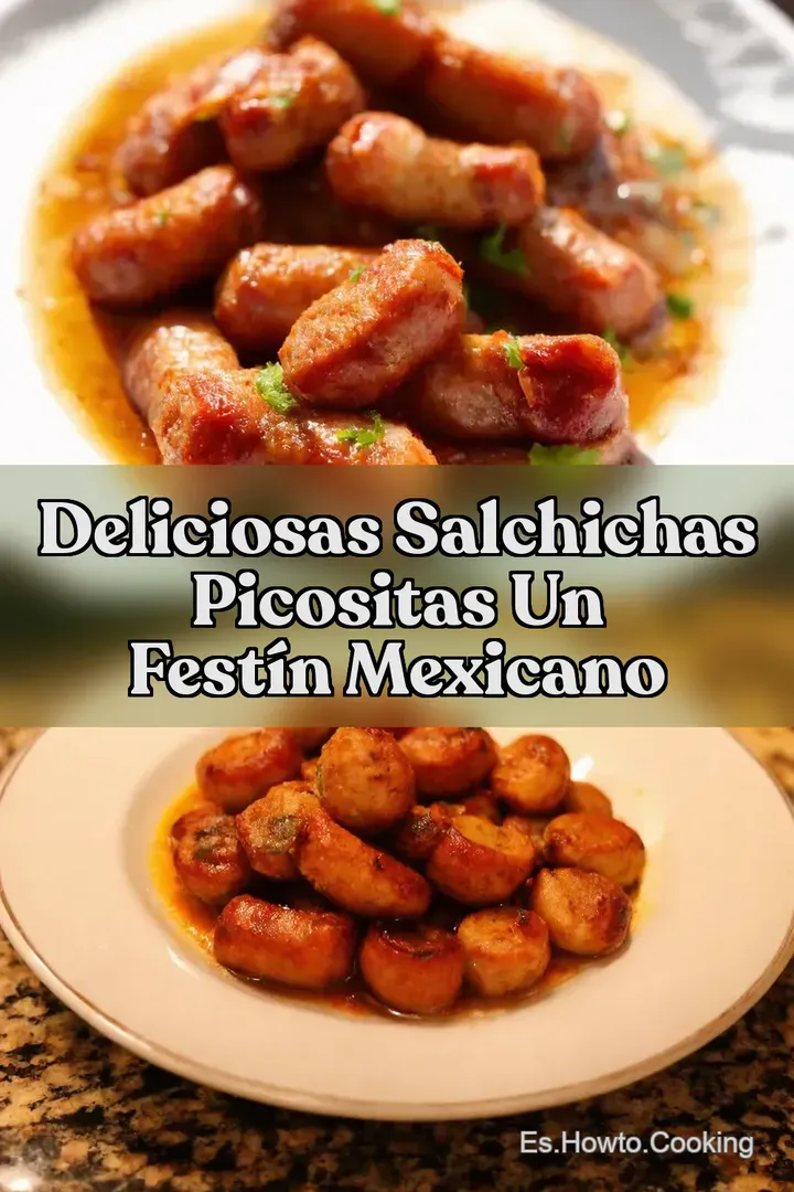 Deliciosas Salchichas Picositas Un fest&iacute;n mexicano