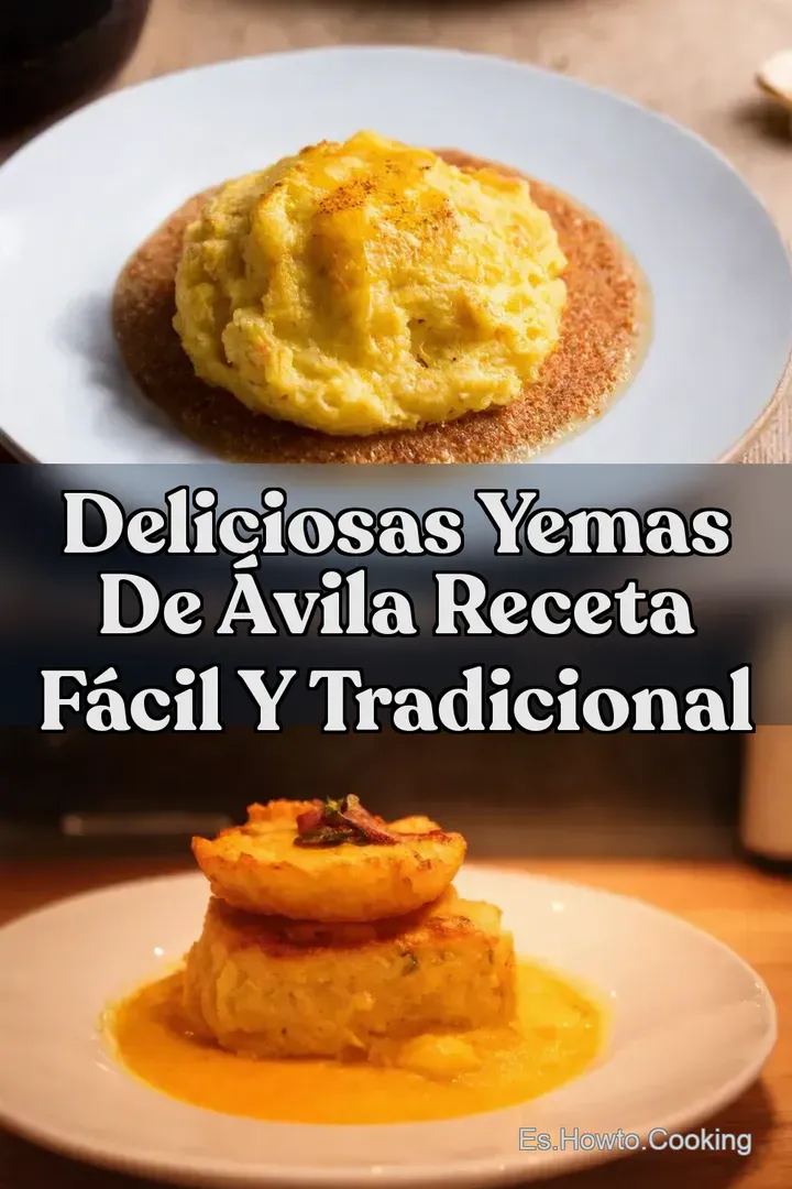 Deliciosas Yemas de &Aacute;vila Receta F&aacute;cil y Tradicional