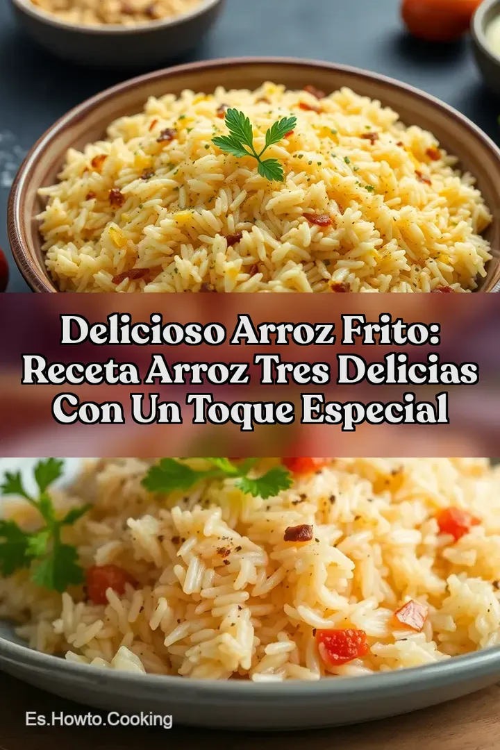Delicioso Arroz Frito: Receta Arroz Tres Delicias con un Toque Especial