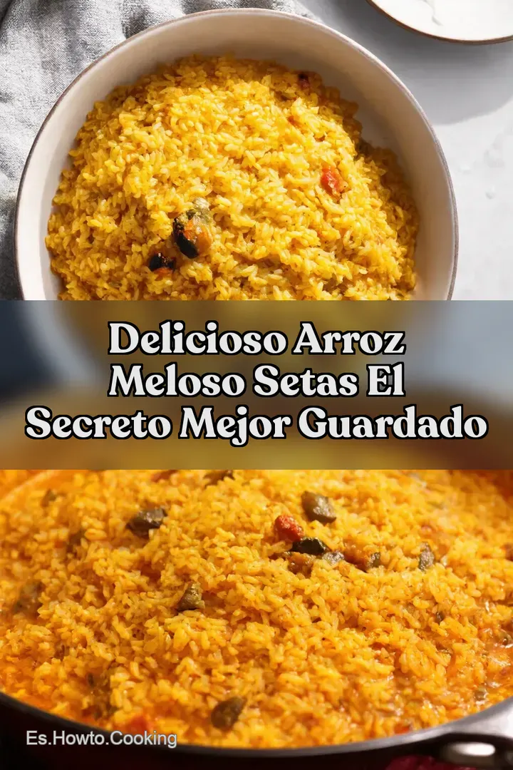 Delicioso Arroz Meloso Setas El Secreto Mejor Guardado