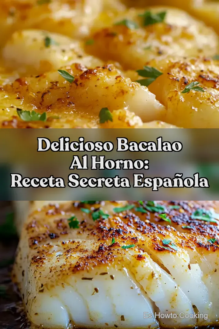 Delicioso Bacalao al Horno: Receta Secreta Espa&ntilde;ola