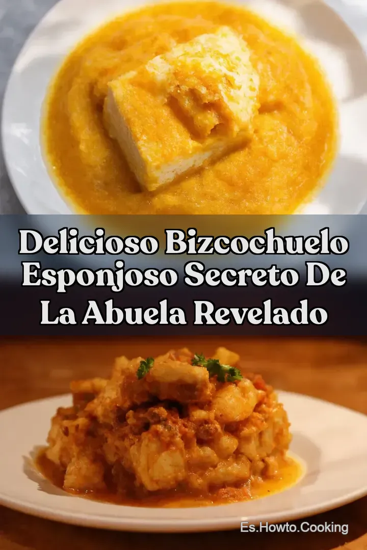 Delicioso Bizcochuelo Esponjoso Secreto de la Abuela Revelado