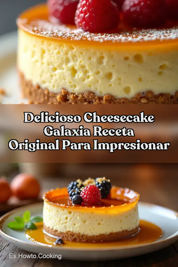 Delicioso Cheesecake Galaxia Receta Original para Impresionar