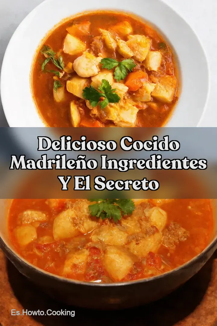 Delicioso Cocido Madrile&ntilde;o Ingredientes y el Secreto
