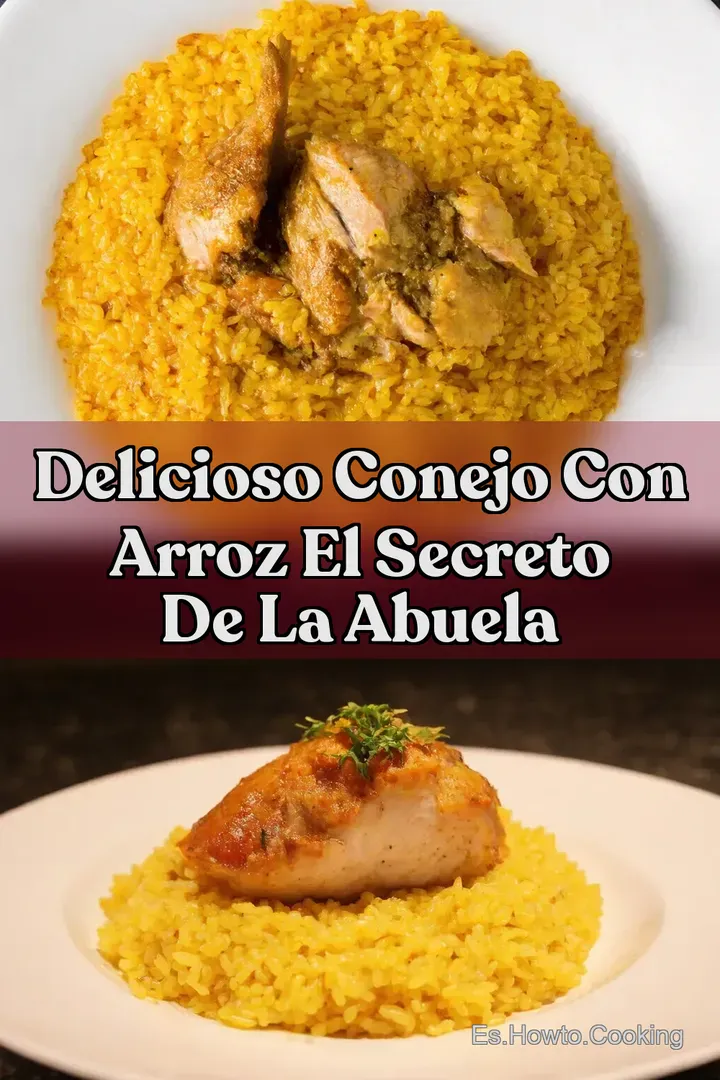 Delicioso Conejo con Arroz El Secreto de la Abuela
