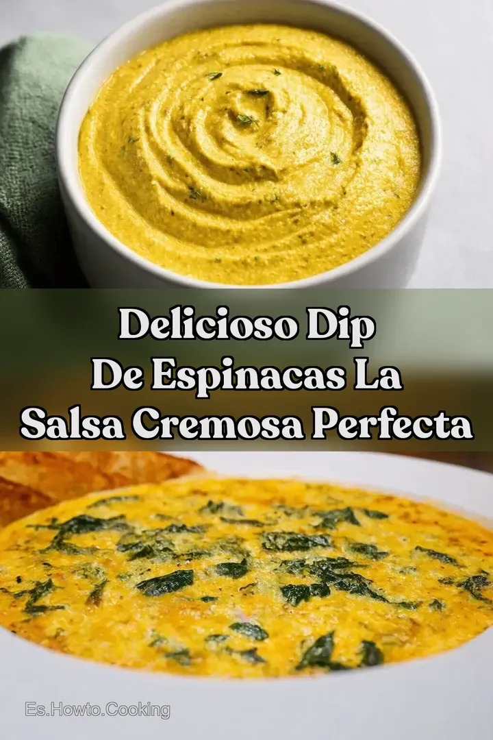 Delicioso Dip de Espinacas La Salsa Cremosa Perfecta