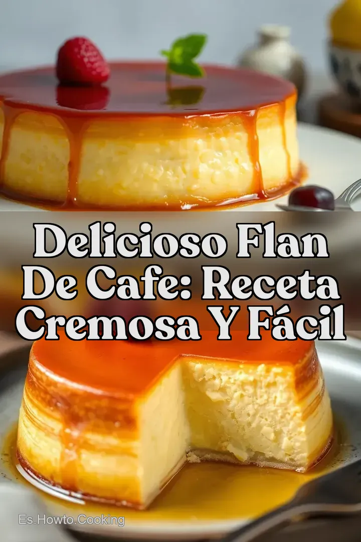 Delicioso Flan de Cafe: Receta Cremosa y F&aacute;cil