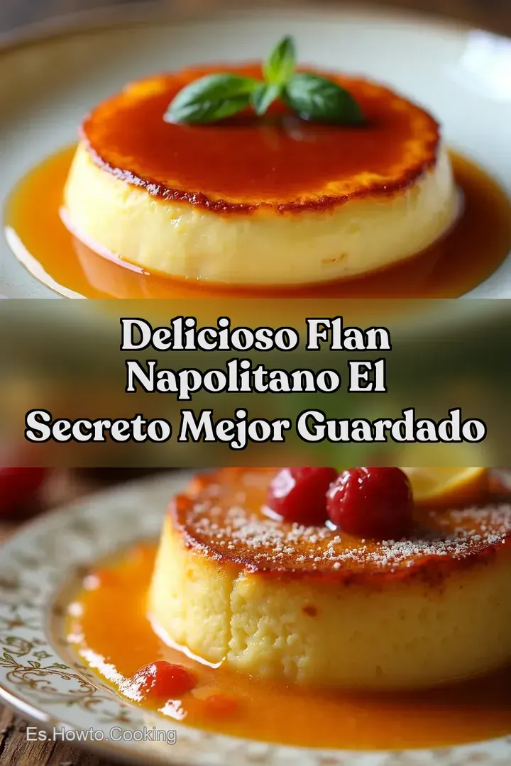 Delicioso Flan Napolitano El Secreto Mejor Guardado