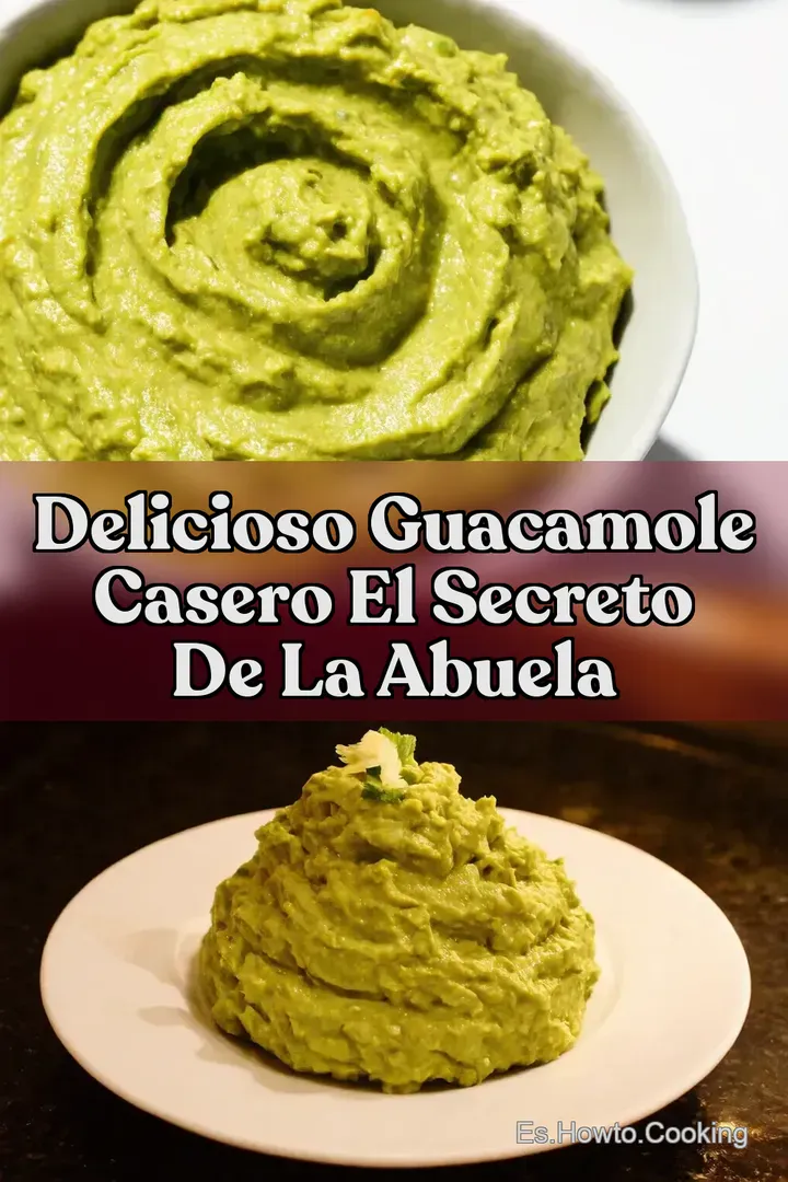 Delicioso Guacamole Casero El Secreto de la Abuela