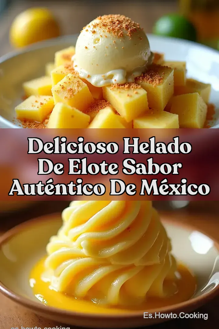 Delicioso Helado De Elote Sabor Aut&eacute;ntico De M&eacute;xico