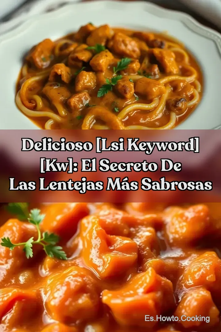 Delicioso [LSI keyword] [kw]: El Secreto de las Lentejas M&aacute;s Sabrosas