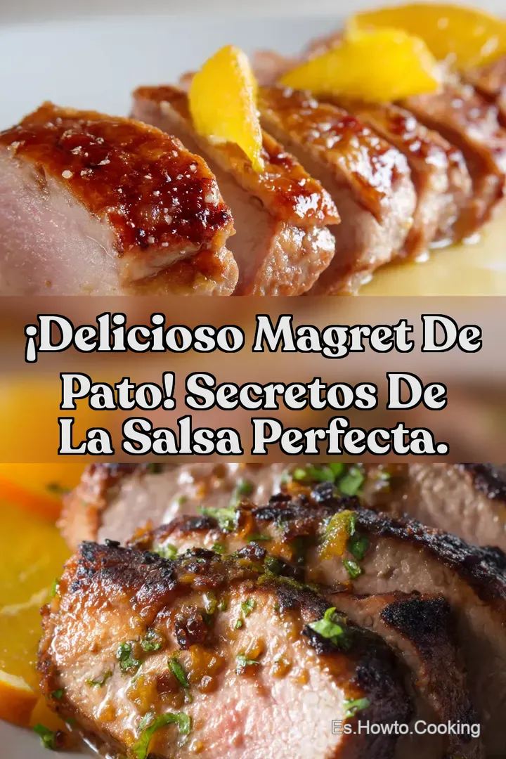 &iexcl;Delicioso Magret de Pato! Secretos de la Salsa Perfecta.
