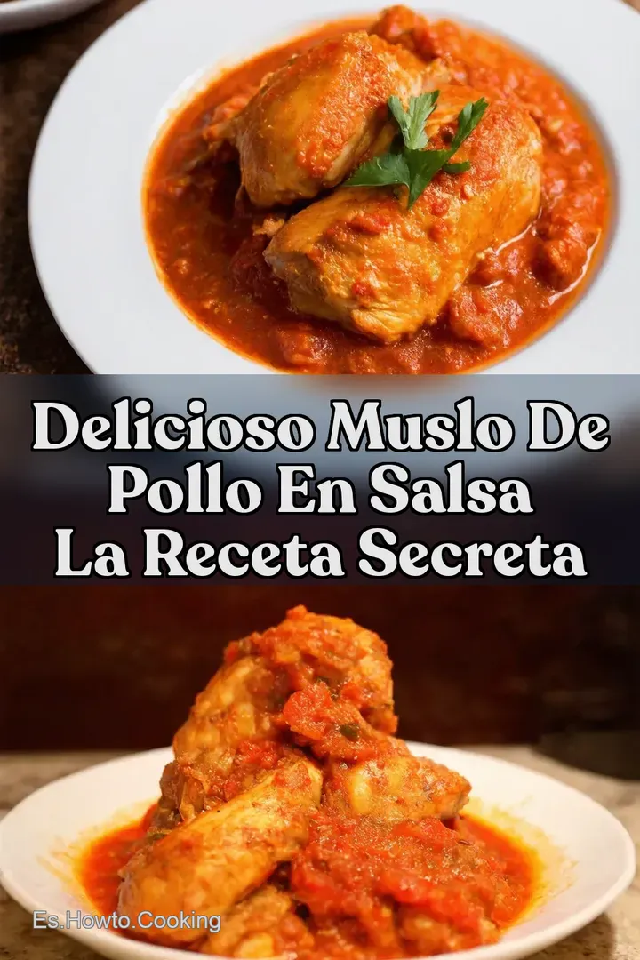 Delicioso Muslo de Pollo en Salsa La Receta Secreta