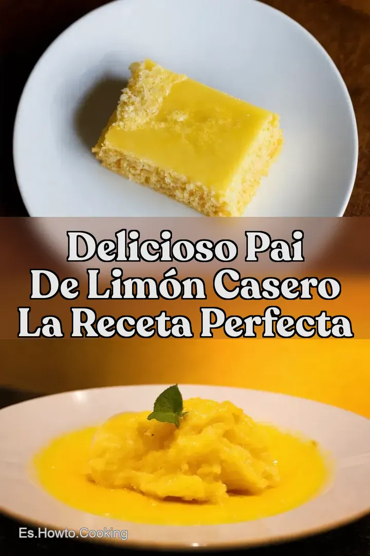 Delicioso Pai de Lim&oacute;n Casero La Receta Perfecta