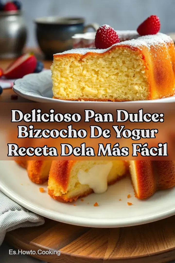 Delicioso Pan Dulce: Bizcocho de Yogur Receta Dela M&aacute;s F&aacute;cil