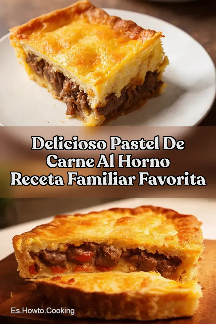 Delicioso Pastel de Carne al Horno Receta Familiar Favorita