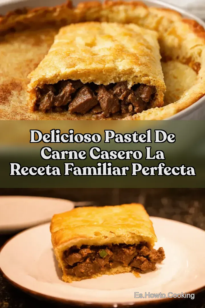 Delicioso Pastel de Carne Casero La Receta Familiar Perfecta