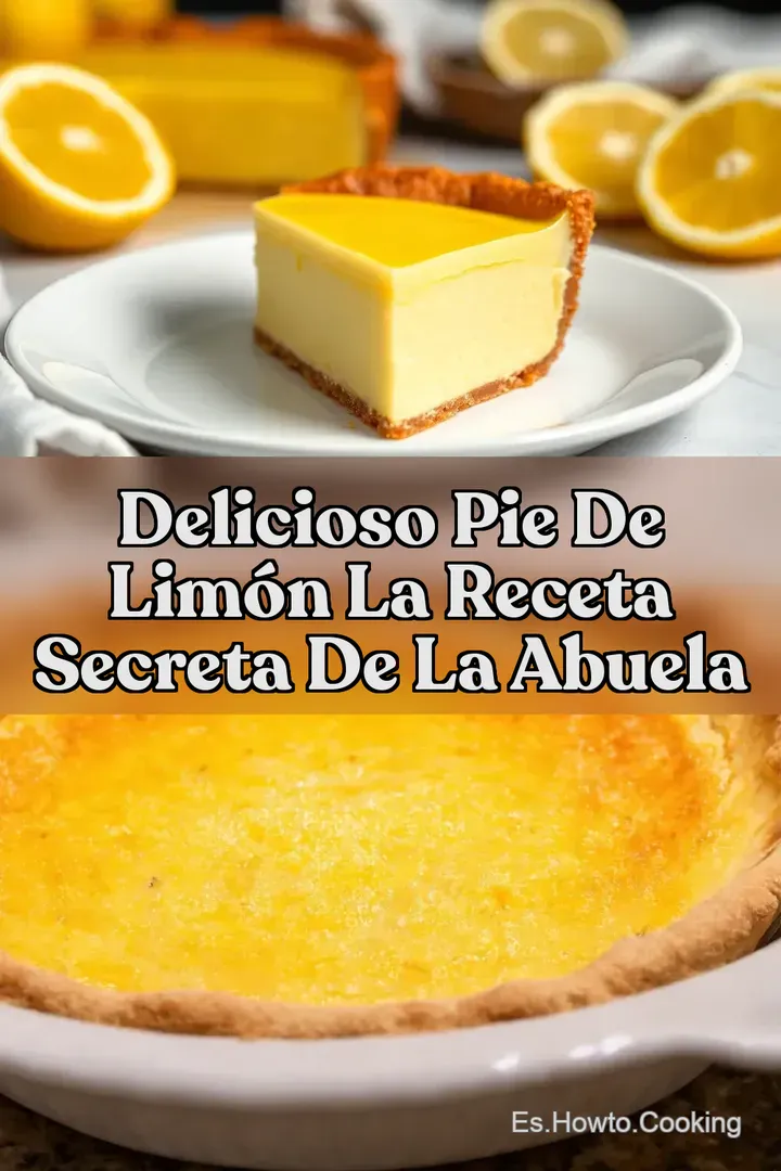 Delicioso Pie de Lim&oacute;n La Receta Secreta de la Abuela