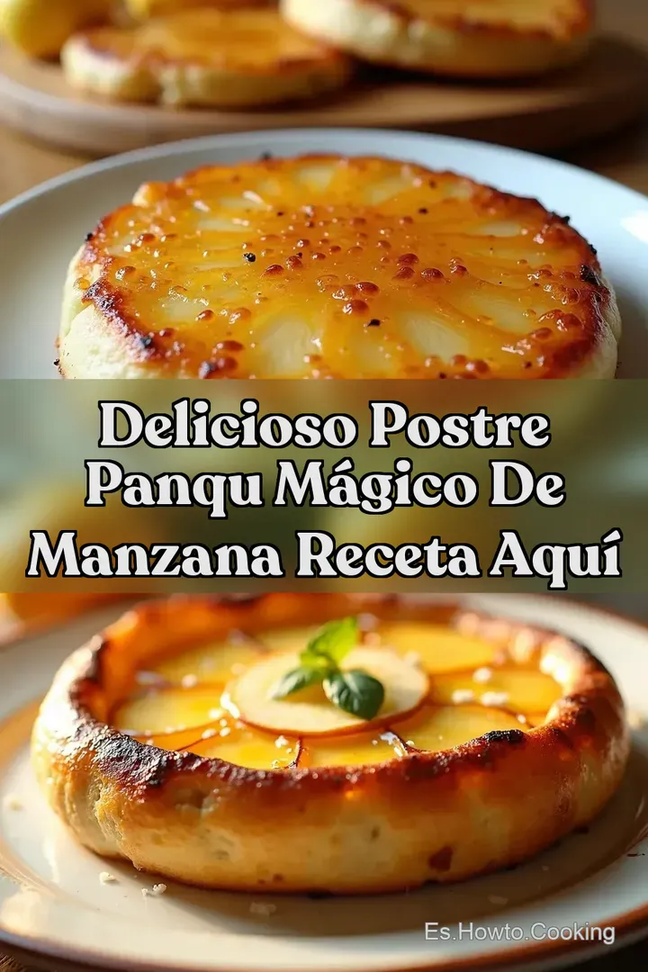 Delicioso Postre Panqu M&aacute;gico de Manzana Receta Aqu&iacute;