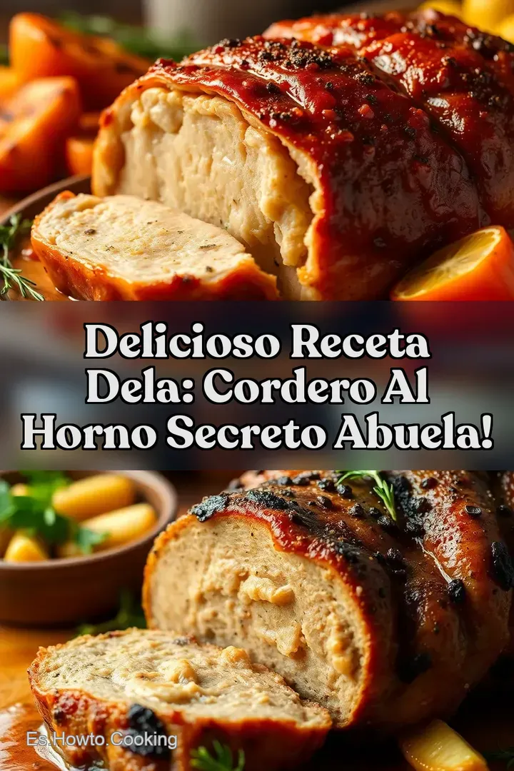 Delicioso Receta Dela: Cordero Al Horno Secreto Abuela!