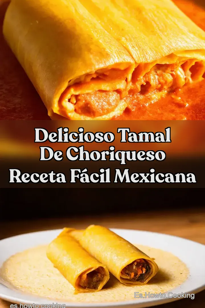 Delicioso Tamal de Choriqueso Receta F&aacute;cil Mexicana