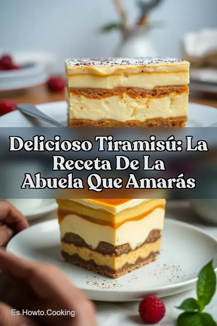 Delicioso Tiramis&uacute;: La Receta de la Abuela Que Amar&aacute;s
