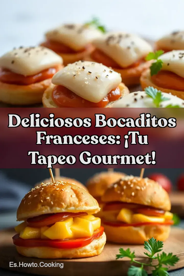 Deliciosos Bocaditos Franceses: &iexcl;Tu Tapeo Gourmet!