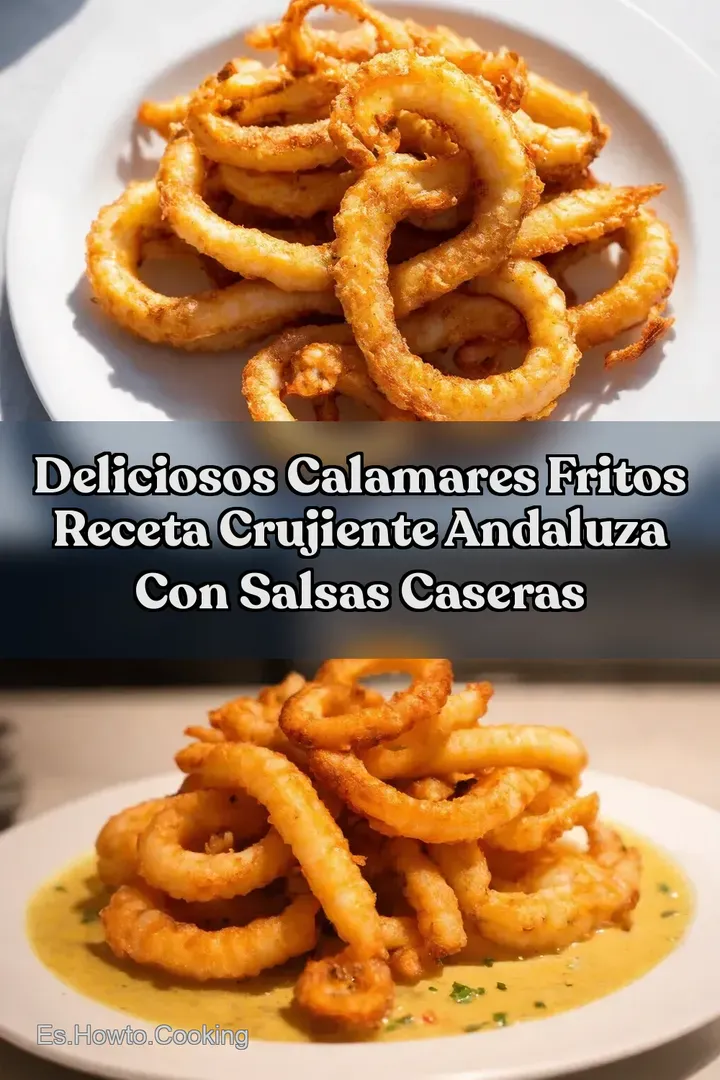 Deliciosos Calamares Fritos Receta Crujiente Andaluza con Salsas Caseras