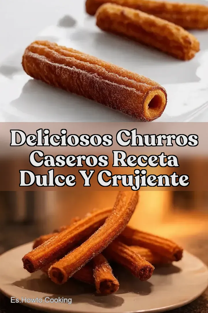 Deliciosos Churros Caseros Receta Dulce y Crujiente