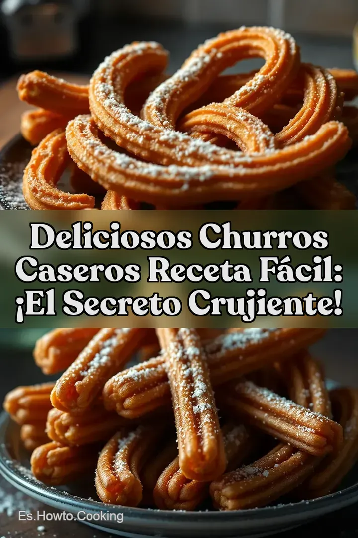 Deliciosos Churros Caseros Receta F&aacute;cil: &iexcl;El Secreto Crujiente!