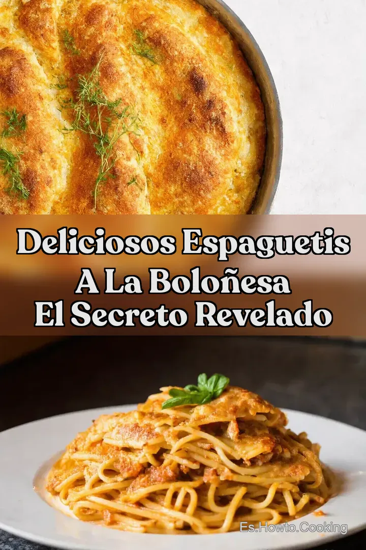 Deliciosos Espaguetis a la Bolo&ntilde;esa El Secreto Revelado