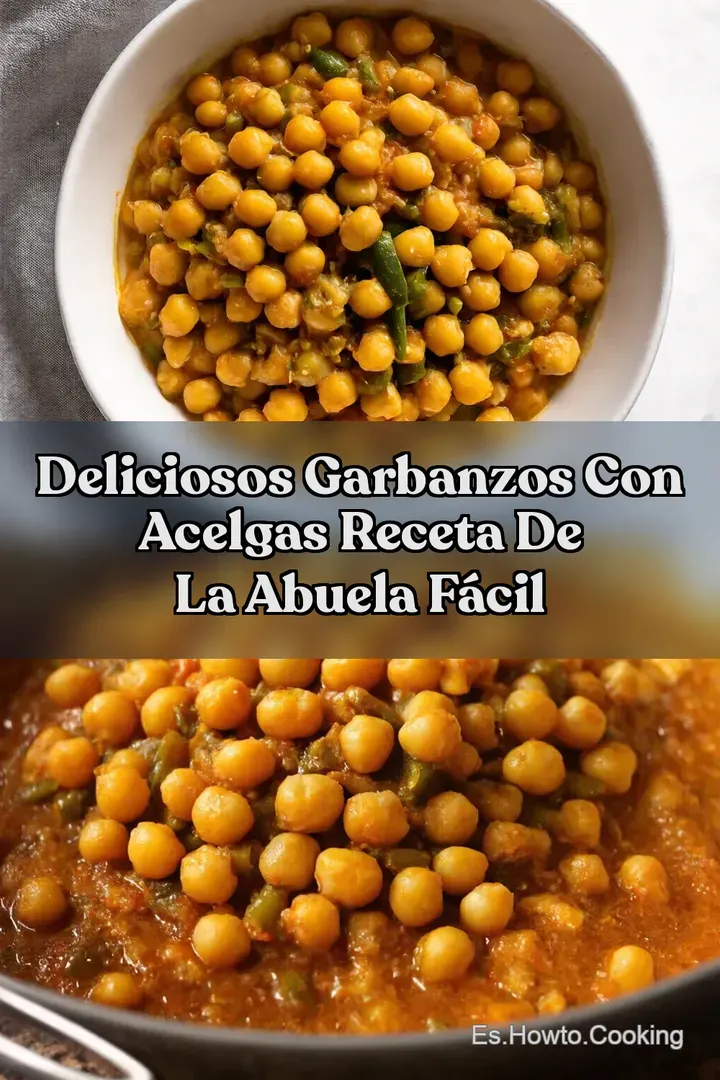 Deliciosos Garbanzos con Acelgas Receta de la Abuela F&Aacute;CIL