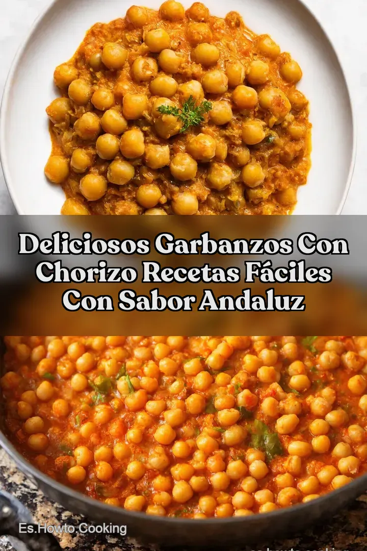 Deliciosos Garbanzos Con Chorizo Recetas F&aacute;ciles con Sabor Andaluz