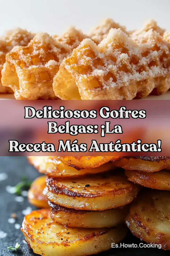 Deliciosos Gofres Belgas: &iexcl;La Receta M&aacute;s Aut&eacute;ntica!