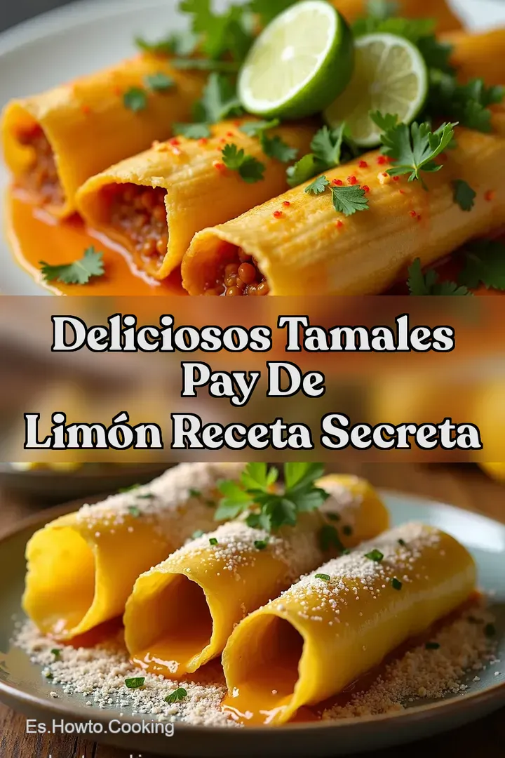 Deliciosos Tamales Pay de Lim&oacute;n Receta Secreta